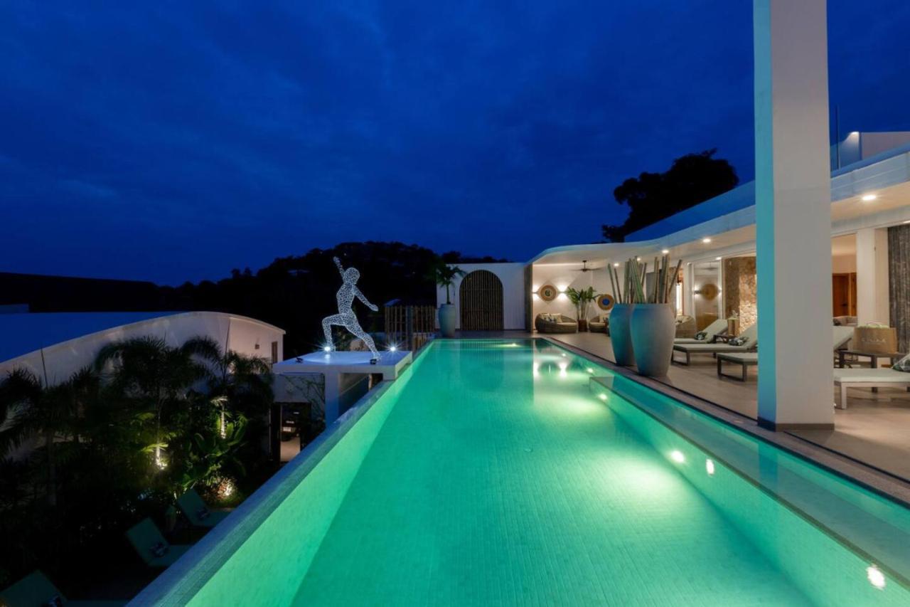 C Villa 8Br Luxury Seaview Villa, 2 Swimming Pools Ko Samui Eksteriør billede