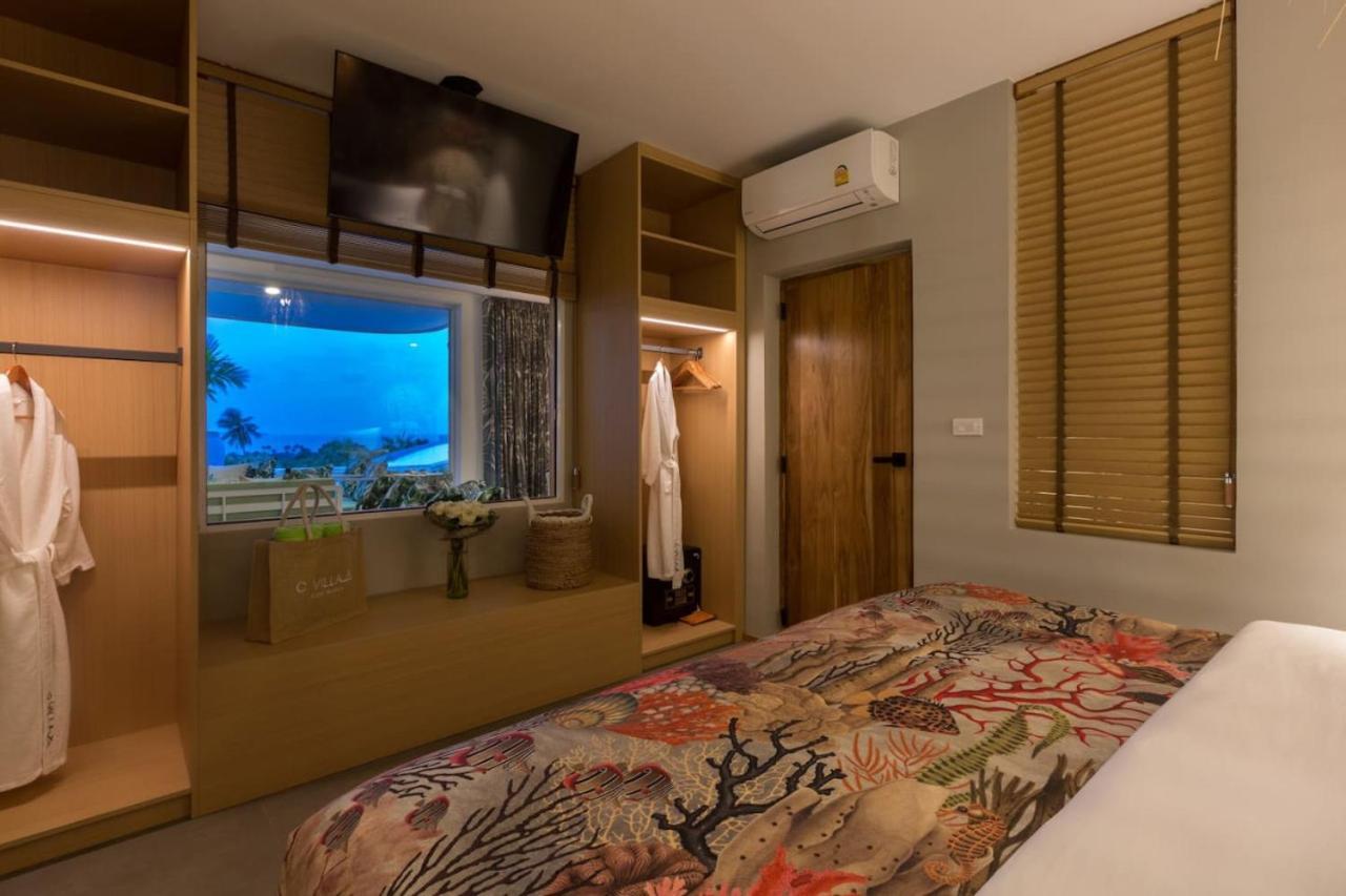 C Villa 8Br Luxury Seaview Villa, 2 Swimming Pools Ko Samui Eksteriør billede