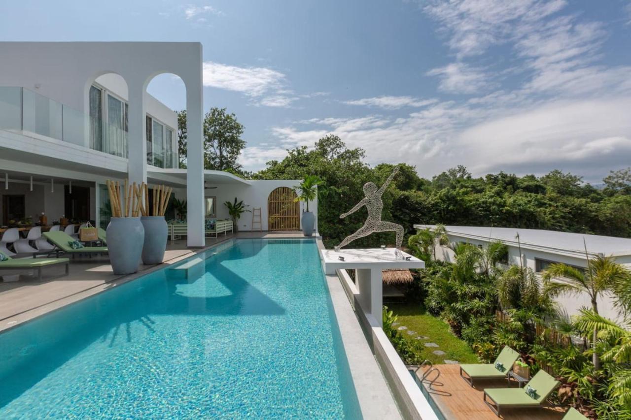 C Villa 8Br Luxury Seaview Villa, 2 Swimming Pools Ko Samui Eksteriør billede